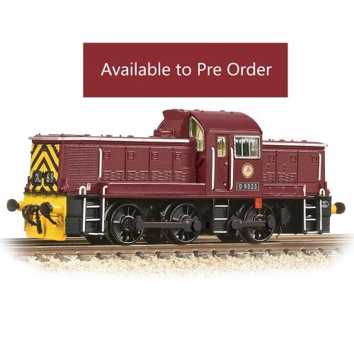 372-955-Graham Farish-Class 14 D9523 BR Maroon (Wasp Stripes)